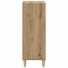 vidaXL Служебен шкаф Дъб 34,5 x 32,5 x 90 см Инженерно дърво