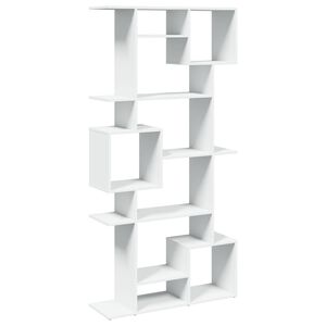 vidaXL Библиотека, бяла, 92x29x188 см, инженерно дърво