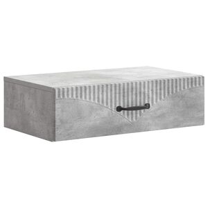vidaXL Стенен страничен масичка 59 x 34,5 x 17 см Инженерна дървесина