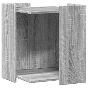 vidaXL Заграждение за котешка тоалетна 42x42x51 см инженерно дърво