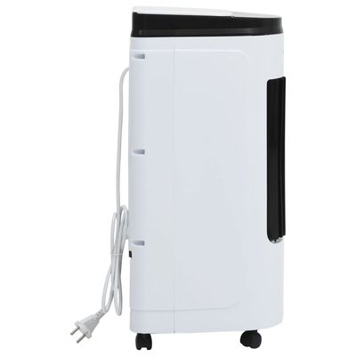 vidaXL 3-в-1 мобилен охладител, бяло и черно, 60 W
