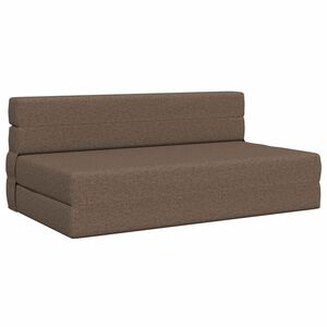 vidaXL Сгъваем диван легло Таупе 152 x 86,5 x 60 cm Текстил
