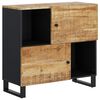 vidaXL Сайдборд с 2 врати, 80x33x75 см, мангово дърво масив