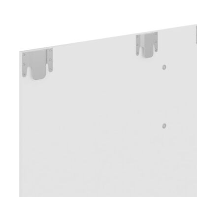 vidaXL Стенен ТВ шкаф, бял, 120x23,5x90 см, ПДЧ