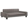 vidaXL Детски диван, таупе, 90x53x30 см, текстил