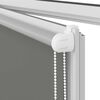 vidaXL Ролкова щора Blackout Сив 115x210 cm Ширина на плата 110,7cm