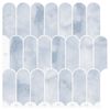 vidaXL Плочка с перо 20 pcs Светлосиньо 30 x 30 cm Полиуретан и PET