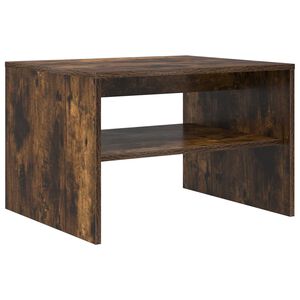 vidaXL Масичка за кафе Димян дъб 60 x 50 x 40 см Инженерна дървесина