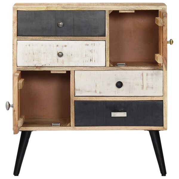 vidaXL Скрин, 70x30x78 см, мангово дърво масив