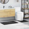 vidaXL Комплект антислип килими за баня 2 pcs Тъмен сив ПП