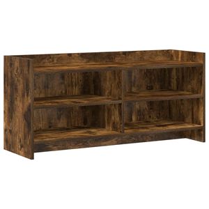 vidaXL ТВ шкаф 100 x 33 x 47 см Опушен дъб Инженерна дървесина