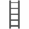 vidaXL Библиотека/разделител за стая, сива, 60x35x160 см, бор масив