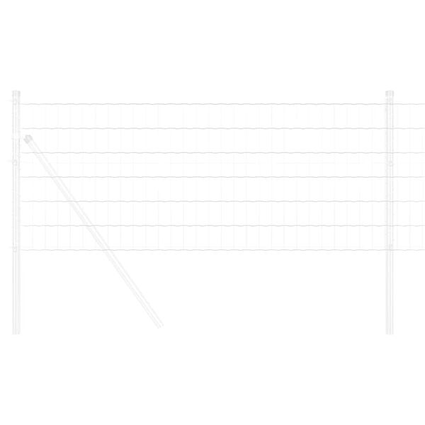 vidaXL Европейска ограда 0,6 x 25 м Желязо с PVC покритие