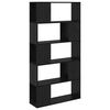 vidaXL Комплект ТВ шкаф 80 x 24 x 156 см Черно Инженерна дървесина