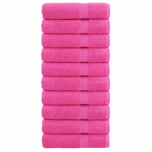 vidaXL Премиум кърпи за ръце SOLUND 10 бр розови 50x100 см 600 gsm
