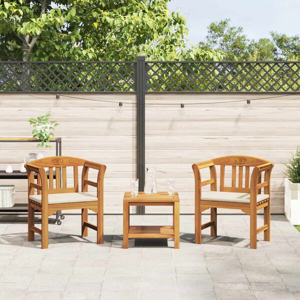 vidaXL Пейка Натурална маслена обработка 68,5 x 46 x 82,5 см