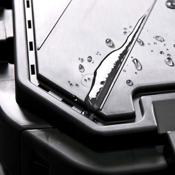 vidaXL Градински компостер, черен, 68,9x68,9x83,9 см, 360 л