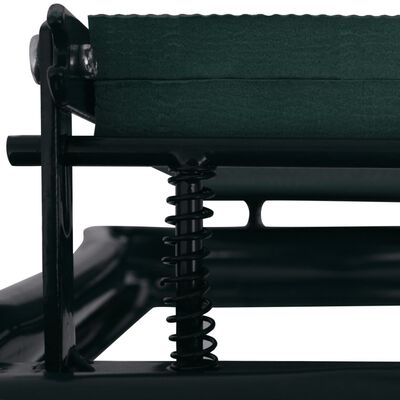 vidaXL Градинарски стол за садене, 60x25x48 см, зелен