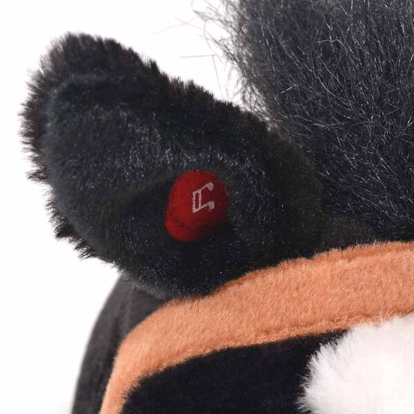 vidaXL Плюшено детско конче за яздене, черно