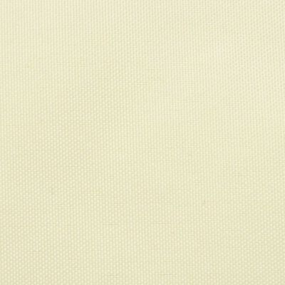 vidaXL Платно-сенник, Оксфорд текстил, правоъгълно, 5x6 м, кремаво
