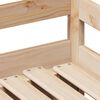vidaXL Легло с чекмеджета, без матрак, 90x200 см, масивно дърво