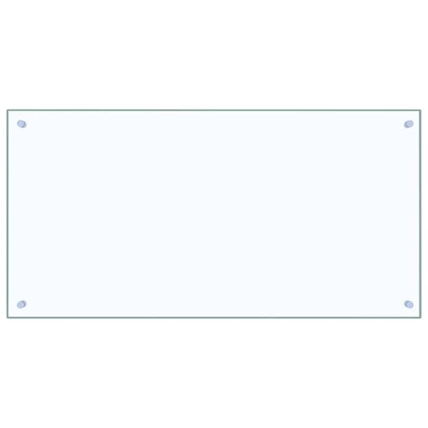 vidaXL Кухненски заден панел 2 pcs Прозрачен 100 x 50 cm
