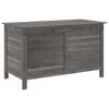 vidaXL Градинска ракла антрацит 99x49,5x58,5 см чам масив