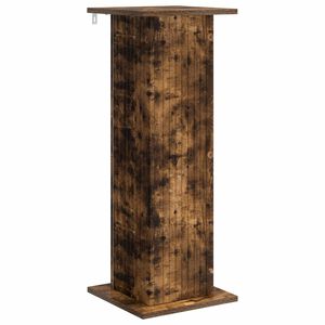 vidaXL Стойка за растения Опушен дъб 30,5 x 30 x 80,5 см