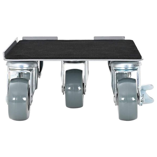 vidaXL Мебелни колелца 4 бр. с повдигач 17,5x16x7,5 см, стомана 1600 кг