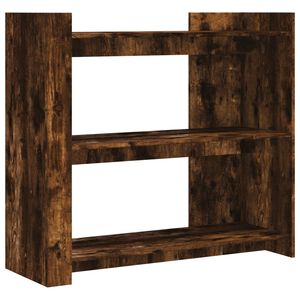 vidaXL Конзолна маса, опушен дъб, 100x35x90 см, инженерно дърво