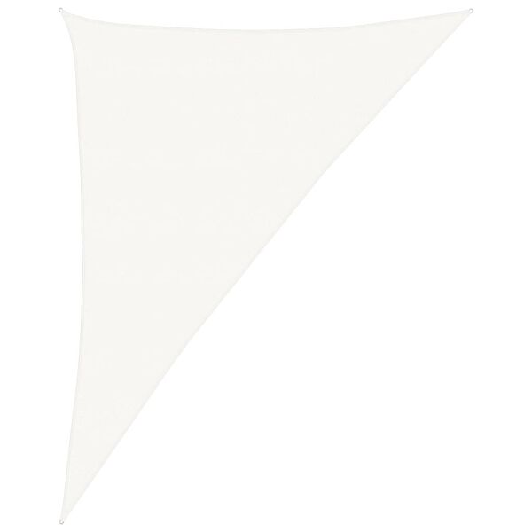 vidaXL Платно-сенник, 160 г/м&sup2;, бяло, 4x5x6,8 м, HDPE