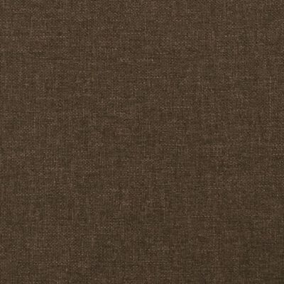 vidaXL Горна табла за легло, тъмнокафява, 83x16x78/88 см, плат