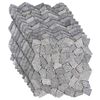 vidaXL Мозайка плочки Светлосиво 30 x 30 cm Мрамор