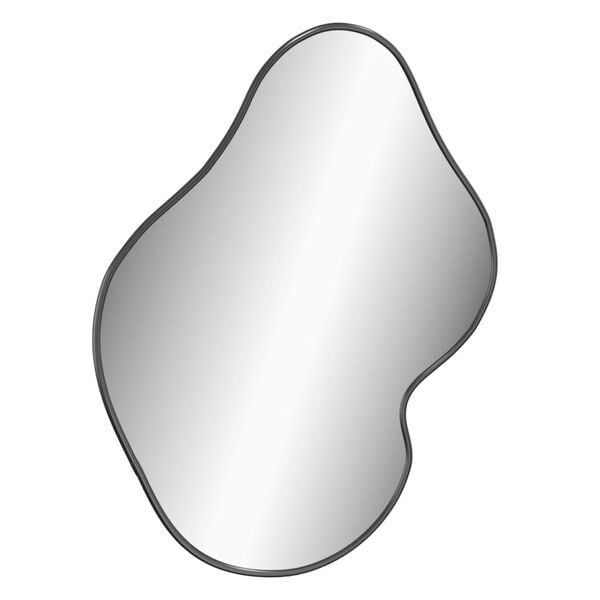 vidaXL Стенно огледало черно 50x40 см