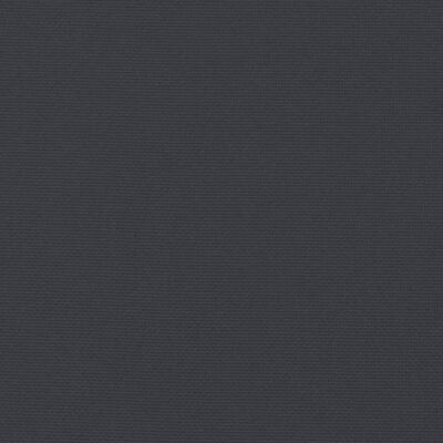 vidaXL Кръгла възглавница черна Ø 60 x11 см Оксфорд плат