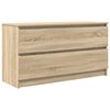 vidaXL ТВ шкаф Дъб Сонома 100x35x54 cm Инженерна дървесина