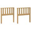 vidaXL Модул с подлакътници 2 pcs Бяло 60 x 6 x 61 см
