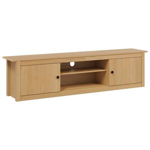 vidaXL Стойка за телевизор HILL 158 x 40 x 39.5 см Меден кафяв