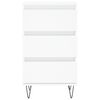 vidaXL Бюфет бял 40x35x70 см инженерно дърво