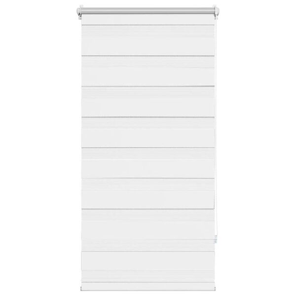 vidaXL Щора "Зебра" 80 х 150 см, цвят бял