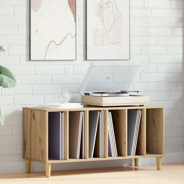 vidaXL Шкаф за плочи Artisan Oak 100x38x48 cm Инженерна дървесина