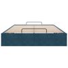 vidaXL Османска рамка за легло без матрак, тъмносиня, 120x200см кадифе