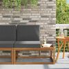 vidaXL Външен край на диван Натурален и Антрацит 91 x 63 x 73 см