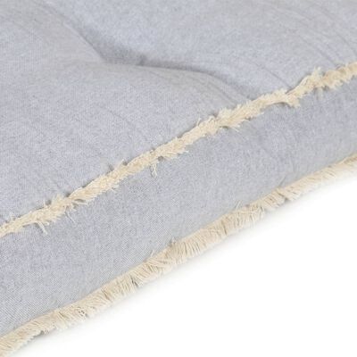 vidaXL Комплект възглавници за палетен диван, 2 части, сив