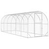 vidaXL Кокошарник Сребристо 600 x 200 x 200 см Поцинкована стомана