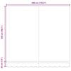 vidaXL Сгъваем навес Бяло 300 x 250 cm Текстил и стомана