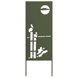 vidaXL Екран за градинска неприкосновеност Маслиненозелен 50 x 140 см