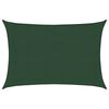 vidaXL Платно-сенник, 160 г/м², тъмнозелено, 3x5 м, HDPE