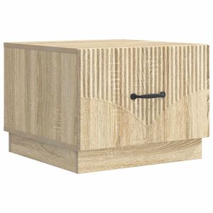 vidaXL Масичка за кафе Дъб сонома 49 x 50 x 37 см Инженерна дървесина