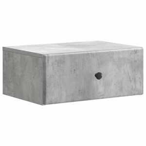 vidaXL Спален шкаф с монтаж на стена Бетонно сиво 49 x 34,5 x 20 см